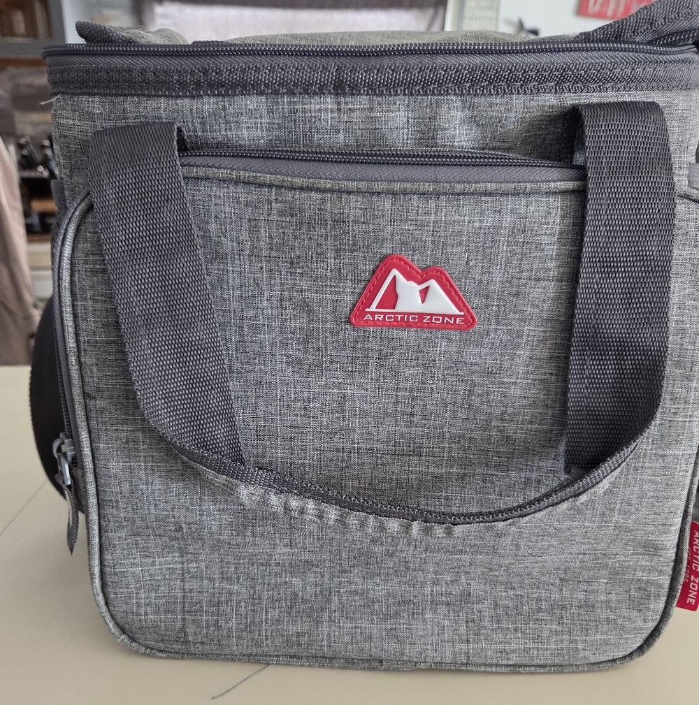 Gray Men's Lunch Bag